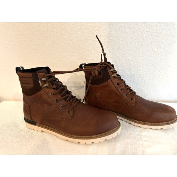 Toms Ashland 2.0 Mens Peanut Leather Casual Comfortable Ankle Boots Size 9.5 main image 12